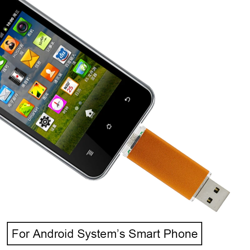 Rotation OTG USB Flash Drive Disk Pink /Blue/Silver Pen Drive Memory Stick Real Capacity Pendrive Mini Computer Smart Phone Gift