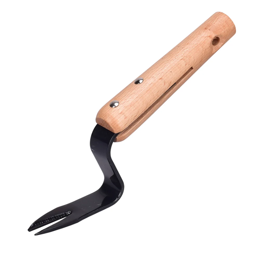 Desbrozadora de jardín de acero inoxidable, herramienta de mano para siembra y deshierbe, pala para jardinería con mango ergonómico