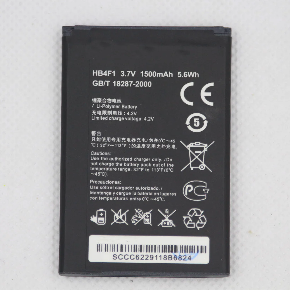 Brand New HB4F1 1500Mah Battery for Huawei M860 Ascend U8800 IDEOS X5 E5832 Phone Battery