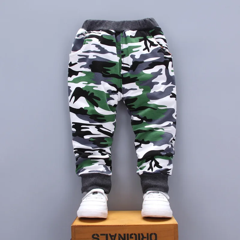 2017 new autumn baby pants 100% cotton army camouflage sport style children pants 0-3 year boys girls pants Children Wit