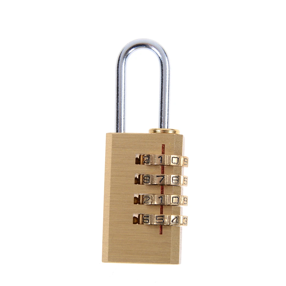 1PCS Resettable Mini 4 Digits Number Password Code Lock Combination Padlock for Travelling Bag 6cm x 2cm x 1cm