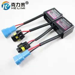 2PCS Xenon HID Kit Anti-flicker Error Warning Canceller H1 H3 H4 H7 H8 H9 H10 H11 H13 9005 9006 Capacitors Computer Decoder