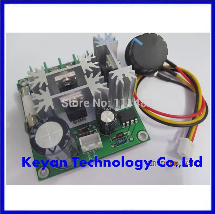 DC 6V-90V 15A DC Motor Speed Controller Stepless Speed Regulation Pulse Width PWM DC 12V 24V 36V 48V 1000W