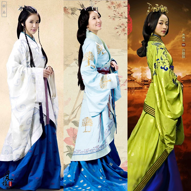 3 disegni Tradizionali Principessa Intrattenimento Musiche E Canzoni per la TV Gioco Chang Ge Xing di Grande Paese Imperatrice Yin Lihua Dramma in Costume Della Fase intrattenimento musiche e canzoni