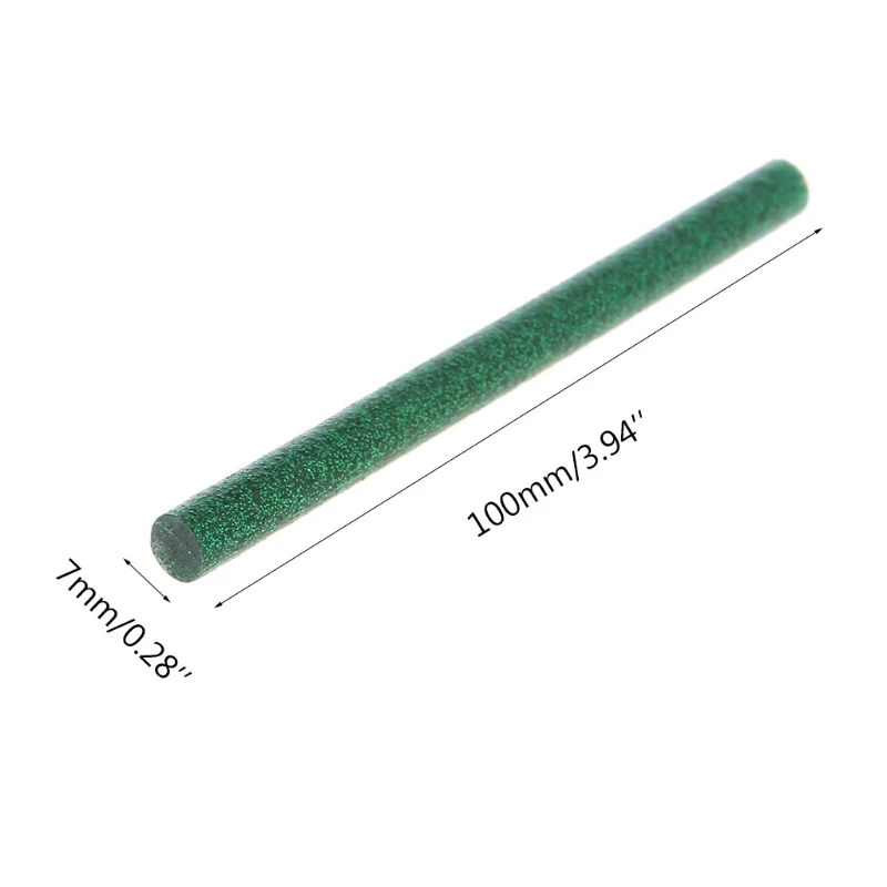 11pcs 7x100mm Hot Melt Glue Stick Mix Color Glitter Viscosity DIY Craft Toy Repair Tools
