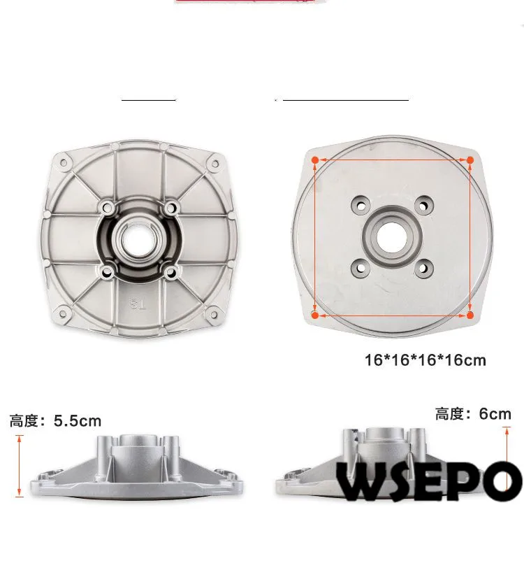OEM Quality! Engine Output Mounting Side Cover Housing for Gasoline or Diesel Engine Powered  2 inch(In.) Water Pump Set
