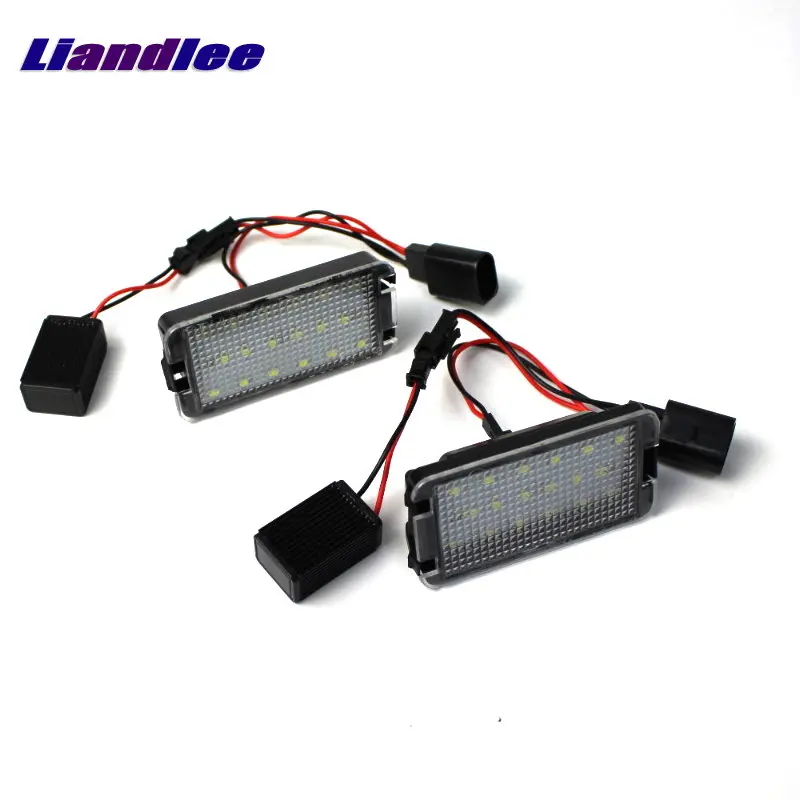 Liandlee Car License Plate Lights For SEAT Toledo Mk3 5P/Mk4 NH 2005-2015 Auto Number Frame Lamp Bulb LED Accessories