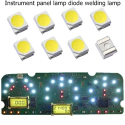 100 szt. 3528 SMD wskaźniki klastra samochodowego deska rozdzielcza biały lodowy blękit czerwony różowy zielony czerwony instrumenty Panel oświetleniowy neoklin żarówki