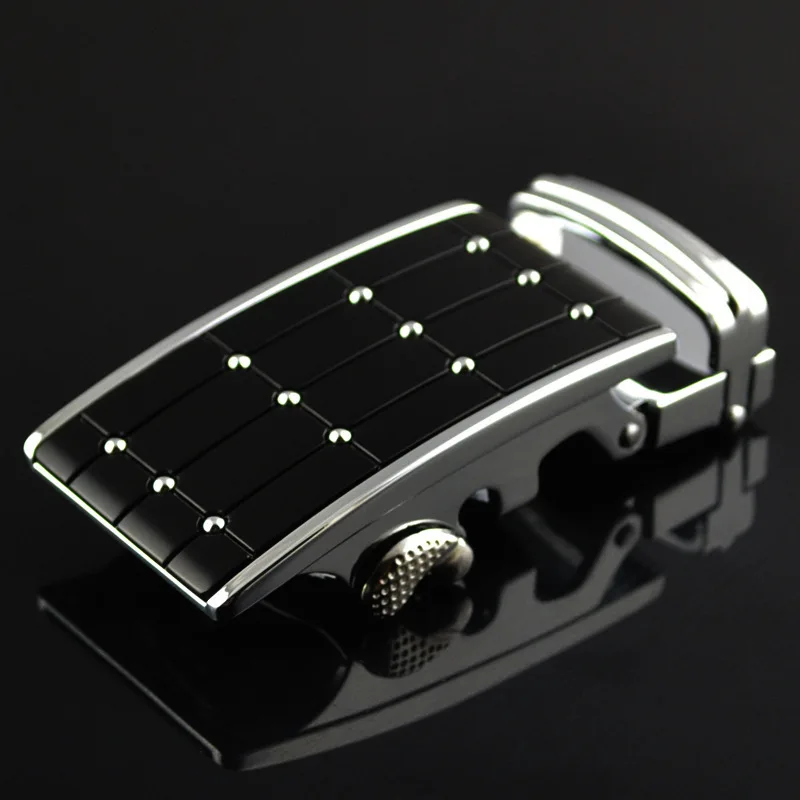 Fashion Men\'s Business Alloy Automatic Buckle Unique Men Plaque belt Buckles for 3.5cm Ratchet men Apparel Accessories LY1751