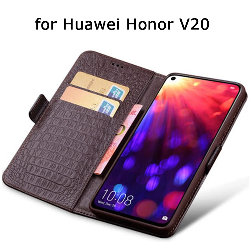 

Honor V20 Case Fashion Wallet Case for Huawei Honor V20 Business Flip Phone Cover Magnetic Bag for Huawei Honor V20 Free Gift