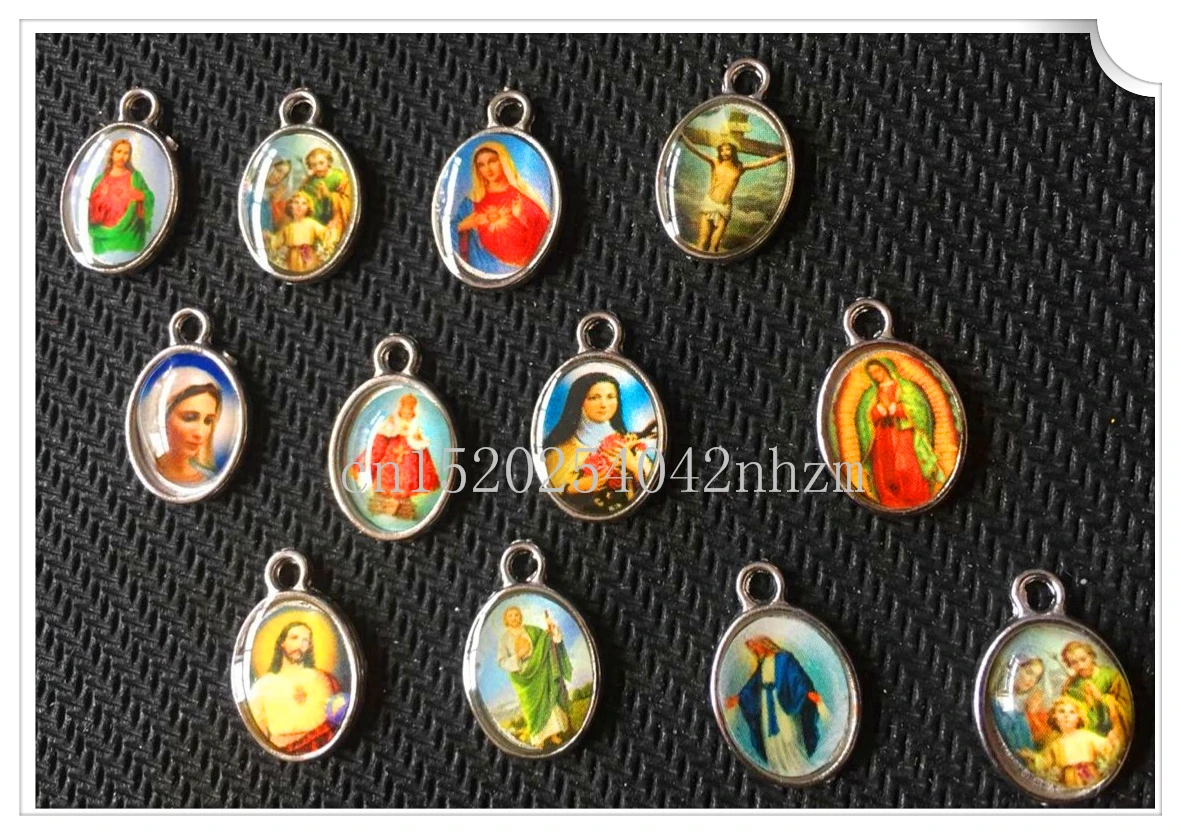 200pcs/pack baby Guadalupe pendant,Guadalupe charm,alloy religious Icon Charm one side epoxy