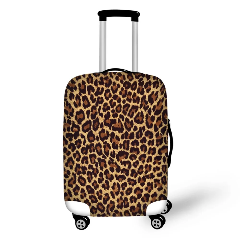 

Leopard design print luggage cover travel Accessories suitable for 18-32 inch suitcase Waterproof luggage protective cover