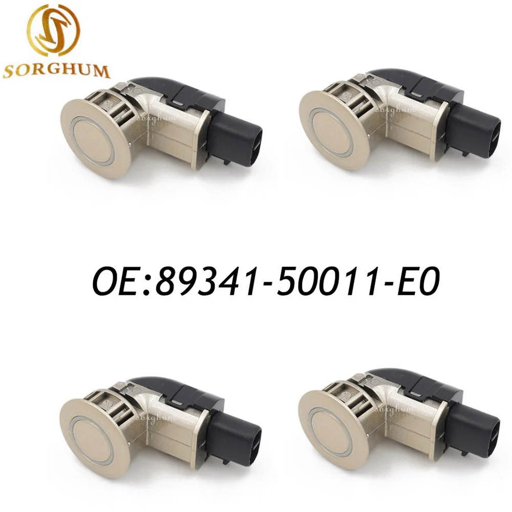 

4PCS 89341-50011-E0 89341-50011 PDC Ultrasonic Backup Object Parking Sensor For 2001-2006 Lexus LS430 8934150011