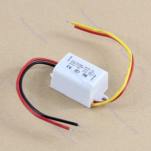 C18  On Sale 1PC New Waterproof DC Converter 12V Step Down to 5V 3A 15W Power Supply Module Drop Shipping