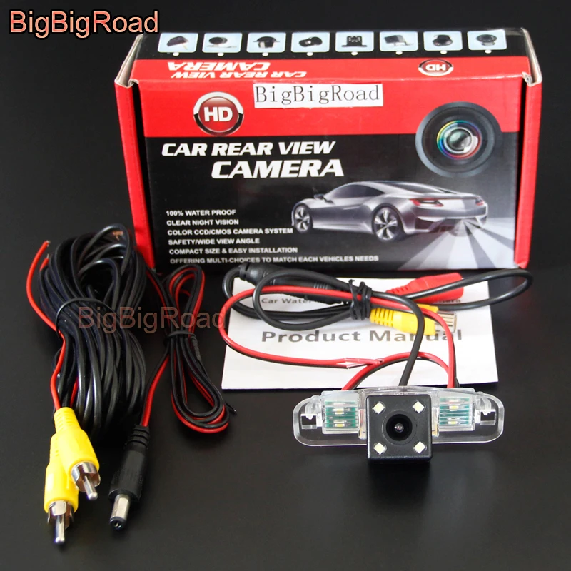 

BigBigRoad For Honda Spirior Accord 7 8 Generation Car Rear View Backup Parking CCD Camera Waterproof Night Vision