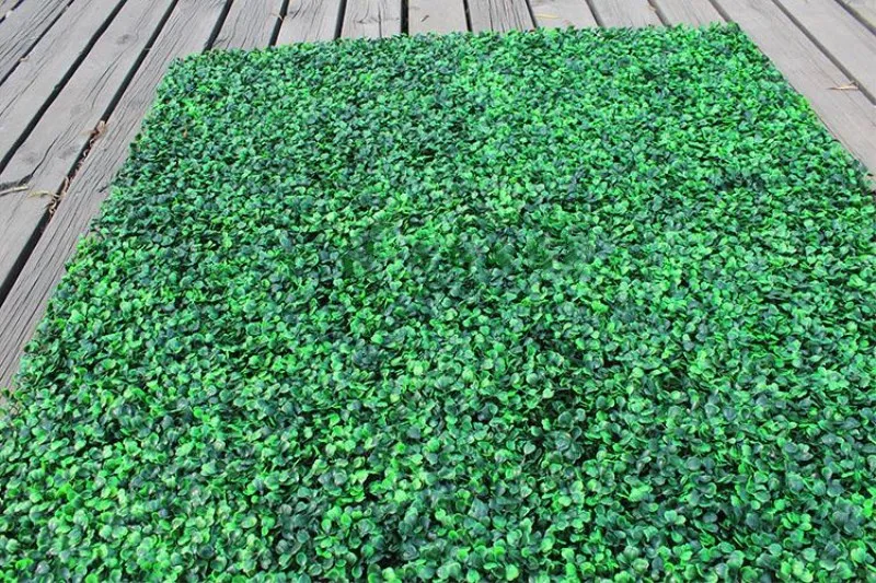 

New Artificial Grass plastic boxwood mat topiary tree Milan Grass for garden home wedding decoration Artificial Plants