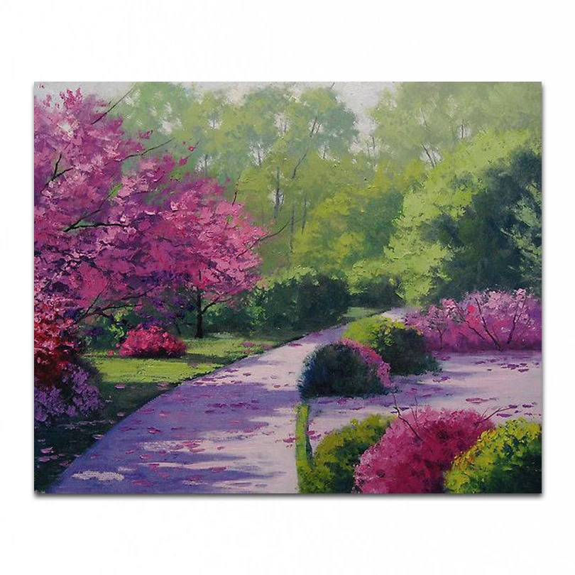 

hand painted oil painting home decor painting high quality landscape painting pictures for living room DM15102601