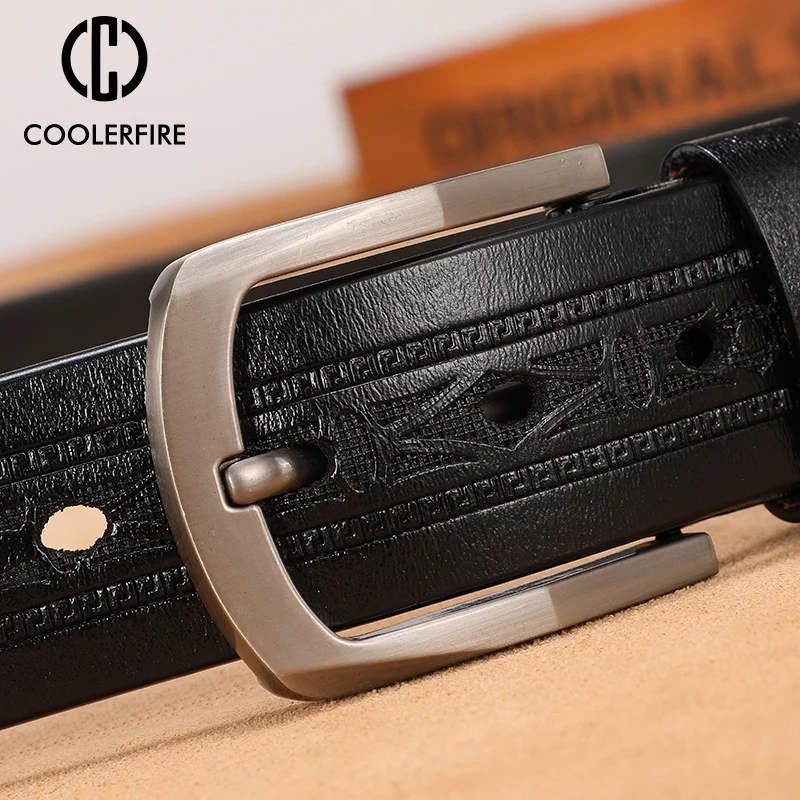 Fashion Luxury belt Designer Genuine Leather Belts for Men Vintage Strap Male Belt for Jeans Ccoolerfire HQ092