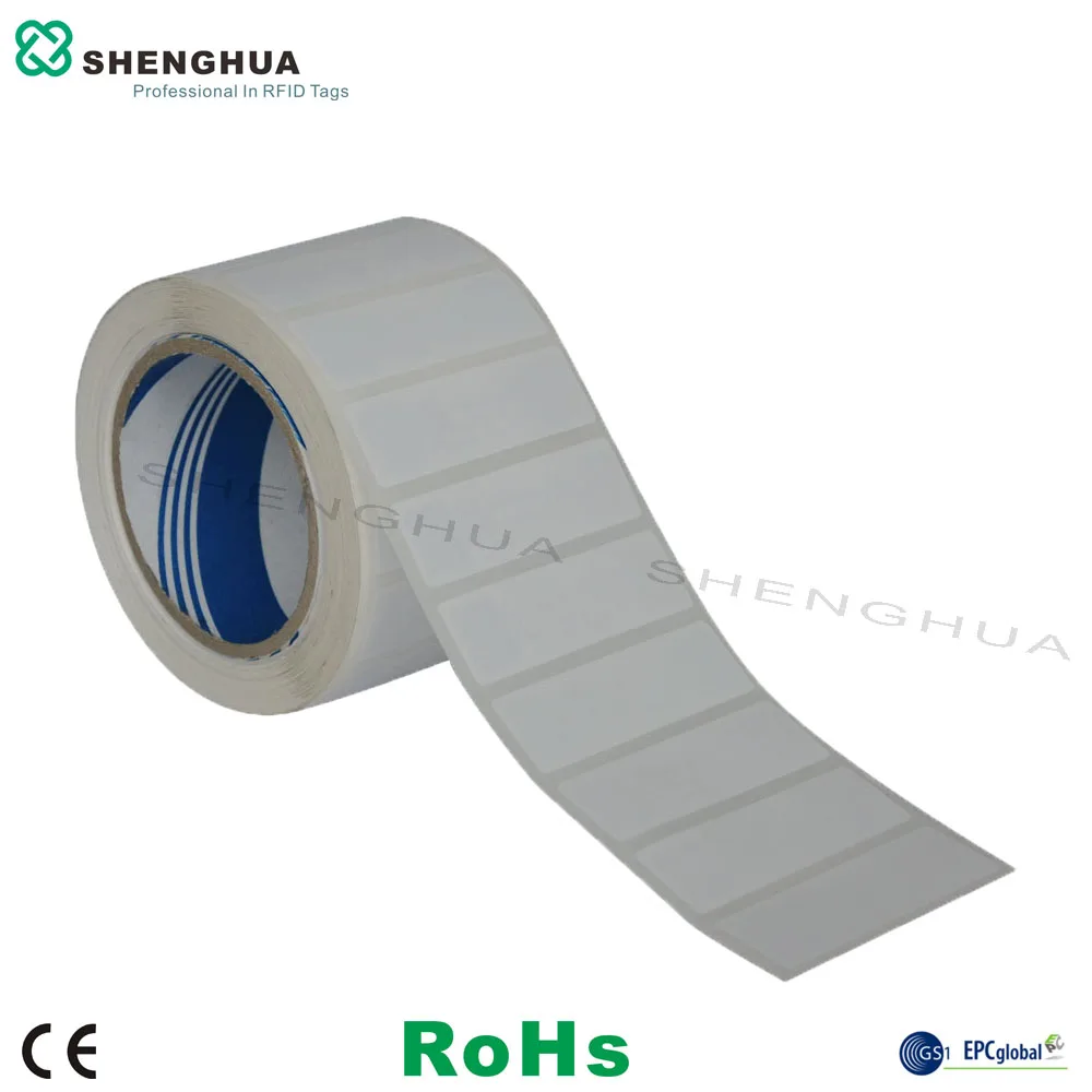 1000pcs/roll Customization Available Access Control RFID Tag UHF Paper Sticker Eletronic Label for Security System HEC Chip