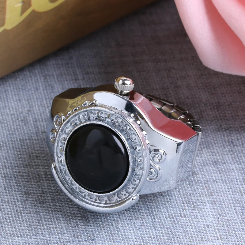 20mm Round Finger Ring Watch Jewelry Gift Modern Style