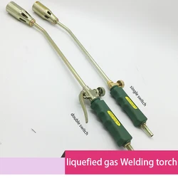 Gas Burner Professional Liquefied Gas Blowtorch Weed Burner for Quenching Brazing Welding Heating Gas Soldering Iron 35mm Nozzle