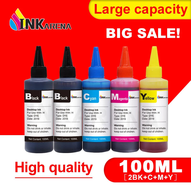 Refill Dye Printer Ink Kit For Canon PIXMA MG5750 MG5751 MG5752 MG5753 MG6850 MG685 MG6852 MG6853 MG7750 MG7751 MG7752 Printer