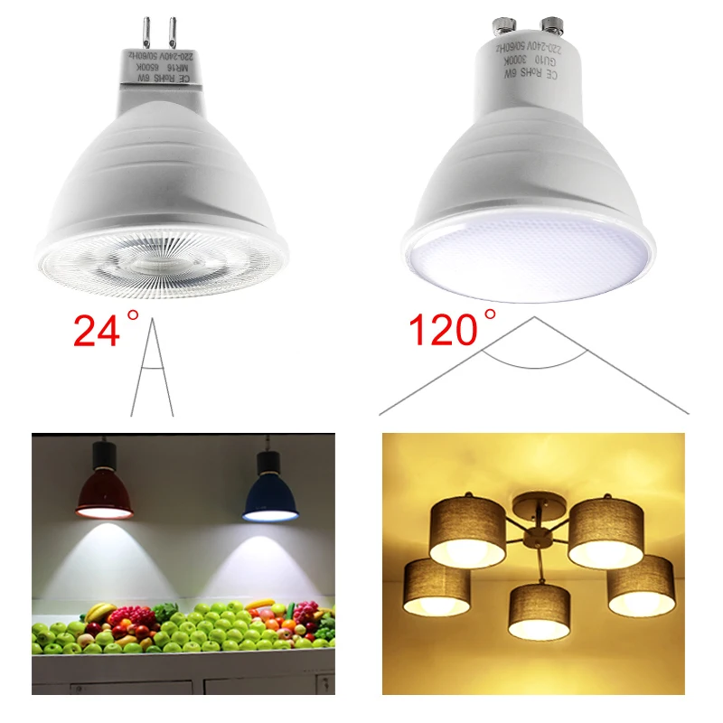 2835 LED 스포트라이트 전구, 홈 데코 앰플, E27, E14, MR16, GU10, 220V, 5W, 6W, 7W, 9W, 12W, 36, 60, 80 LED, SMD