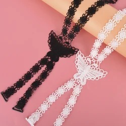 Bra Straps Lace Butterfly Flower Cross Back Lady Girl Bra Straps Decoration Shoulder Straps Necessary