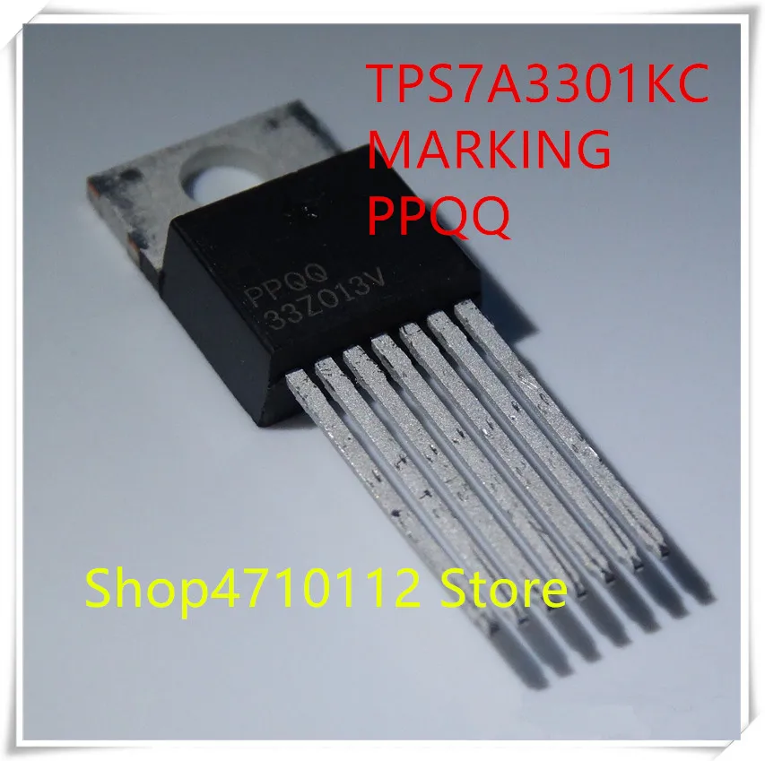 

NEW 5PCS/LOT TPS7A3301KC TPS7A3301 7A3301 MARKING PPQQ TO220-7