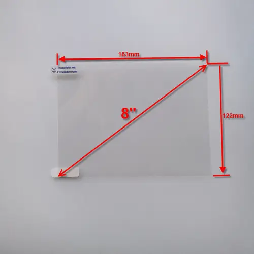 Imagen 2 del producto 5 uds 7 ""8"" 9 ""9,7"" 10 pulgadas Universal suave PET claro mate Protector de pantalla LCD película protectora para MID Tablet PC coche GPS DVD MP4