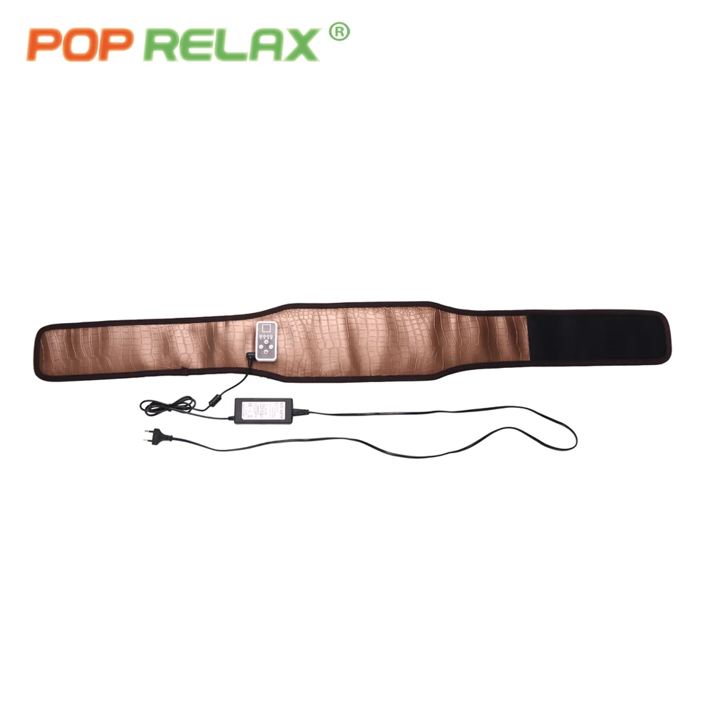 POP RELAX infrared electric heating tourmaline belt myostimulator Russia waves low frequency acupuncture pulse shock E.M.S pads