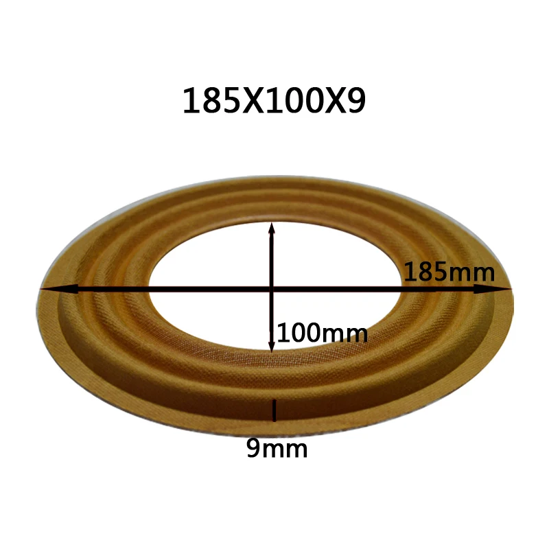 2pcs 185x49.5/185x75.5/185x100/188x100mm Elastic Wave Loudspeaker Subwoofer Woofer Bass Speaker Repair Spider Damper