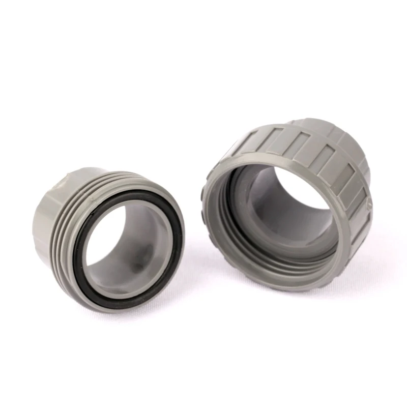 Plastic Hose Union Straight Connector Pipe Quick Joint Garden Irrigation Watering Tube Fittings, PVC, Plastic, 32mm 1Pc image 3