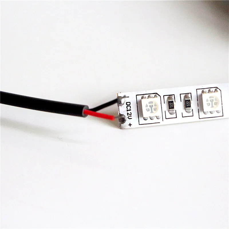 50CM 100CM USB LED Connector Cable line 2pin USB Socket Power Connect Wire Connectors for DC5V Single Color LED Strip Lights