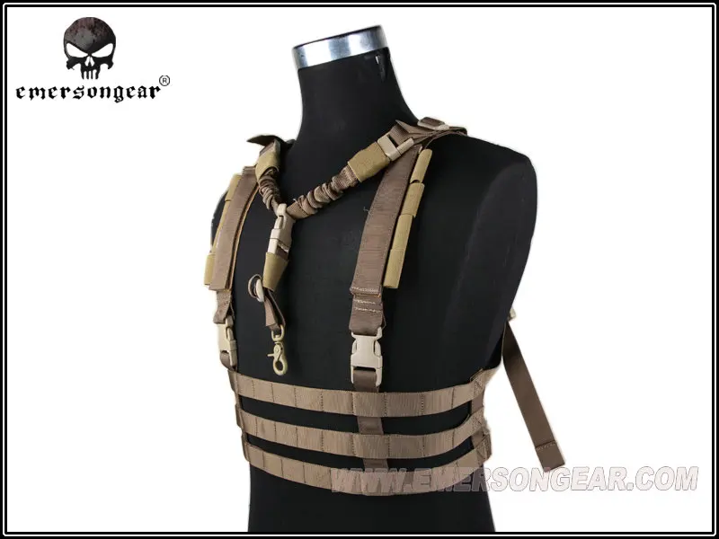 Emersongear-MOLLE System Chest Rig, Low Profile, EM7452