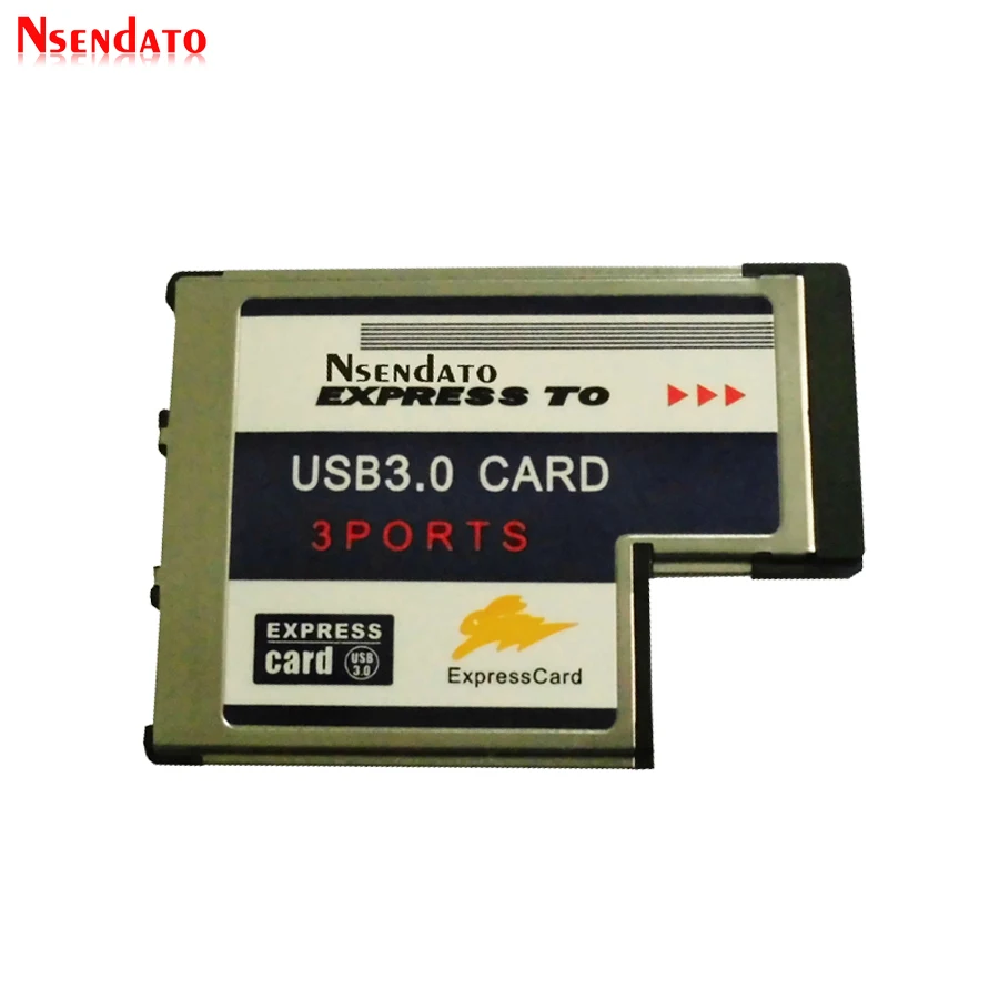 PCI-E Express Card expresscard 34mm 54mm Hidden USB 3.0 Adapter 5Gbps USB3.0 3 Port Express Card 54 PCMCIA HUB Converter for PC