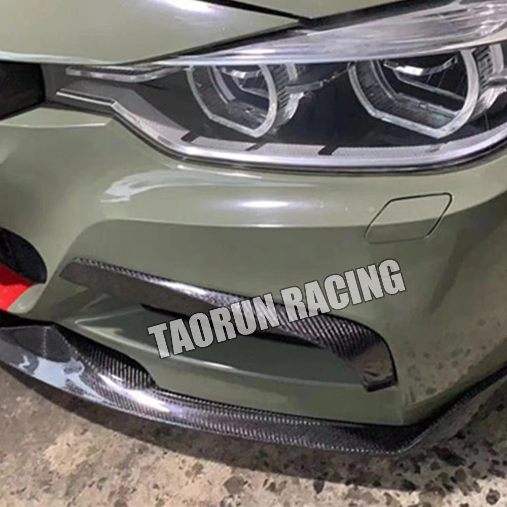 Mad Style Carbon Fiber Front Bumper Chin Lip for BMW F30 F31 32 328 330 335 340 With M Package 2012-2018