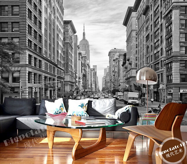 

Custom photo wallpaper, the New York Wall Street for the living room TV background wall waterproof papel de parede