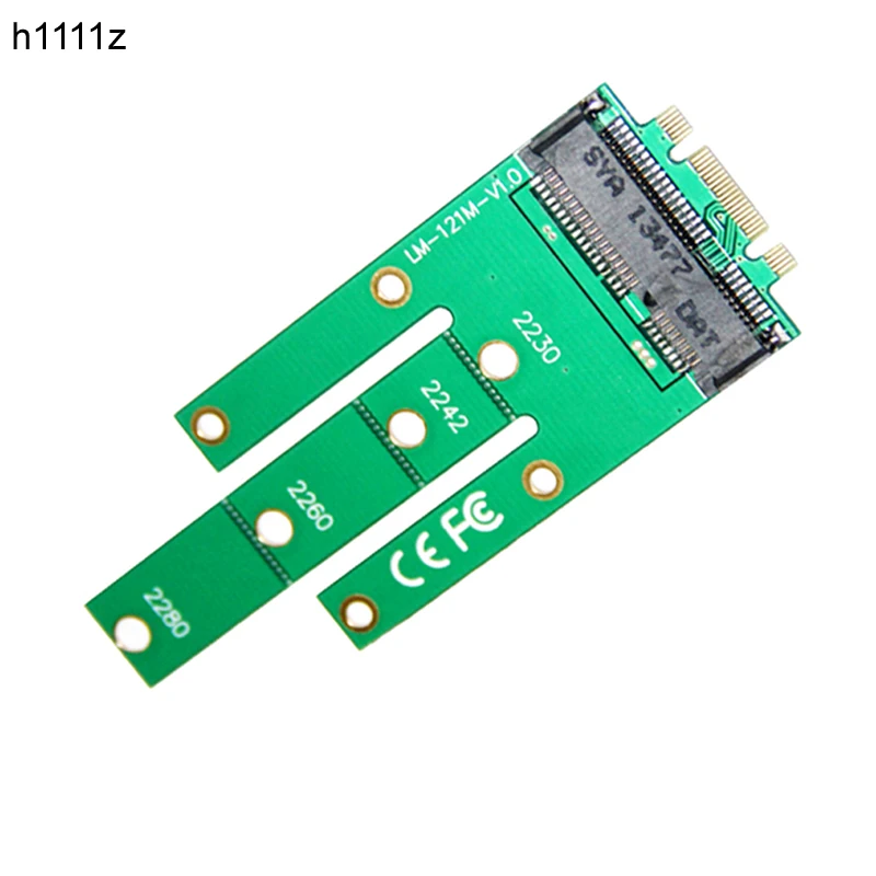 M.2 NGFF to MSATA Adapter NGFF M2 B SATA-Based Solid State Drive to MSATA Converter Card for Computer PC for Windows WinCE Linux