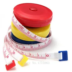 신제품 개폐식 눈금자 테이프, 바느질 천, 다이어트 재단사, 무작위 색상, AA7541, 60 인치, 1.5M