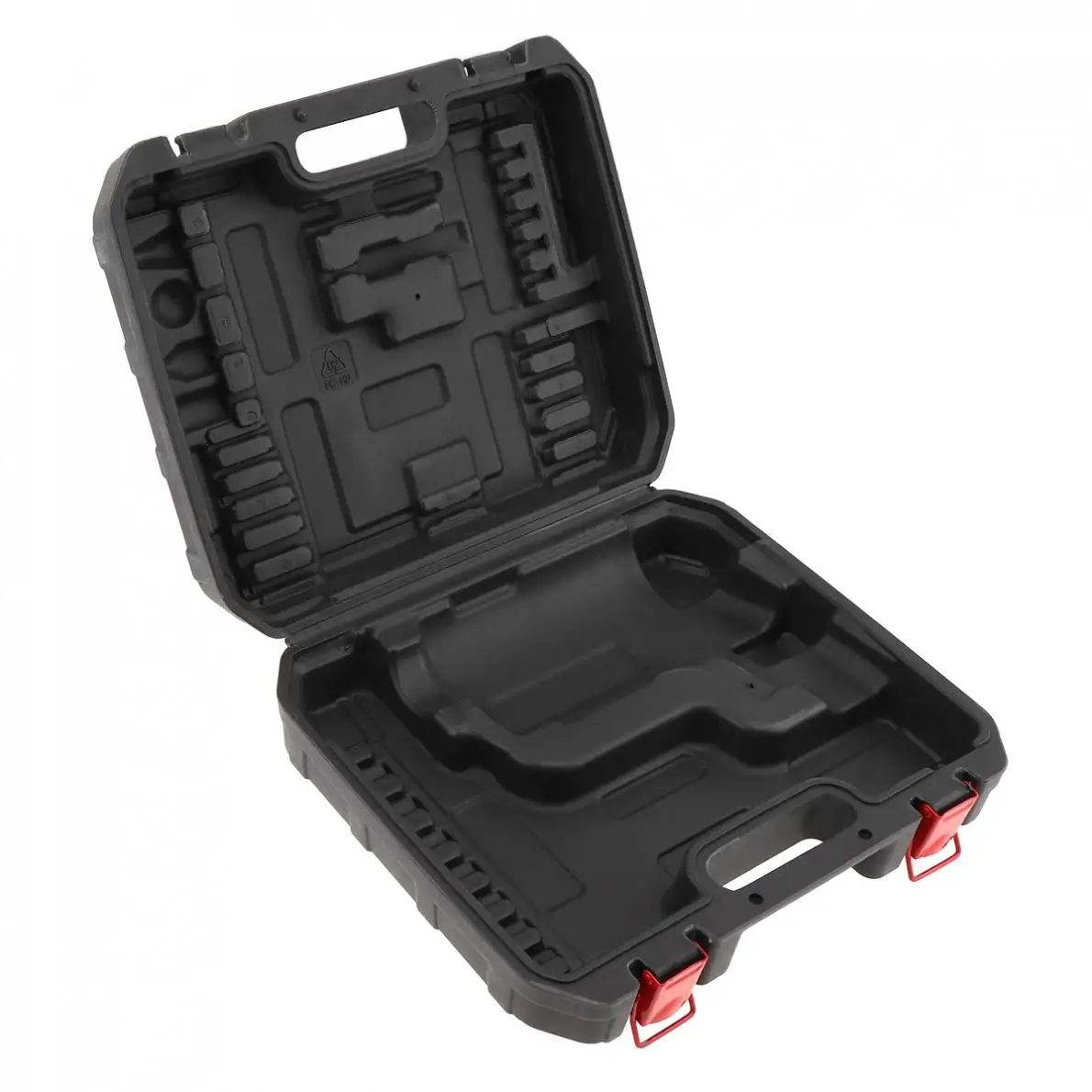 Black Functional PVC Power Tool Suitcase Electric Drill Dedicated Load Tool Box with 300mm Length and 275mm Width