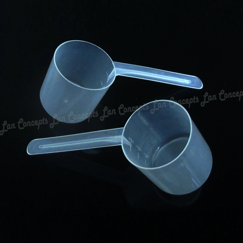 60ML 30g Plastic Measuring Scoop 30 gram Spoon for powder Liquid - transparent 200pcs/lot Free shipping