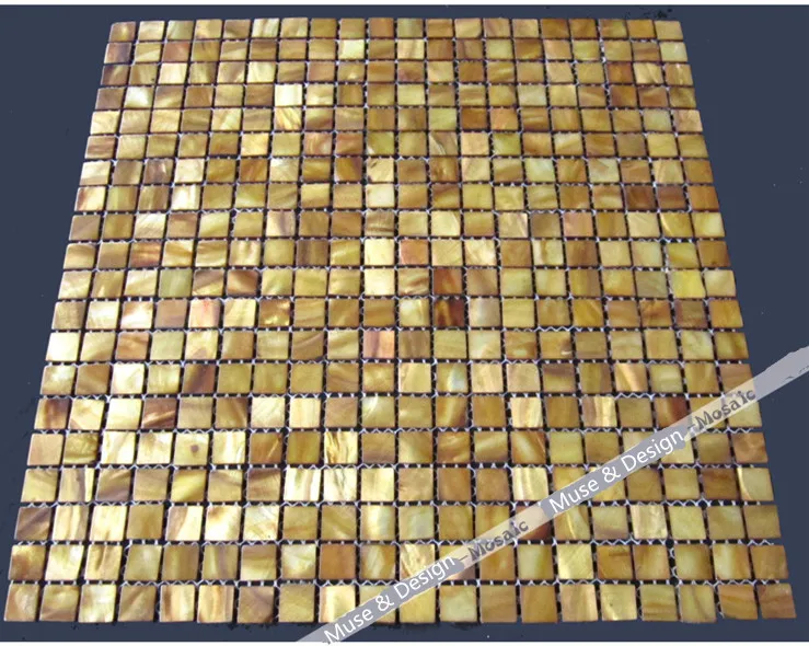 15mm Brown Oyster mother of pearl Shell Mosaic tiles for kitchen backsplash bathroom wall tile DIY accoreiss