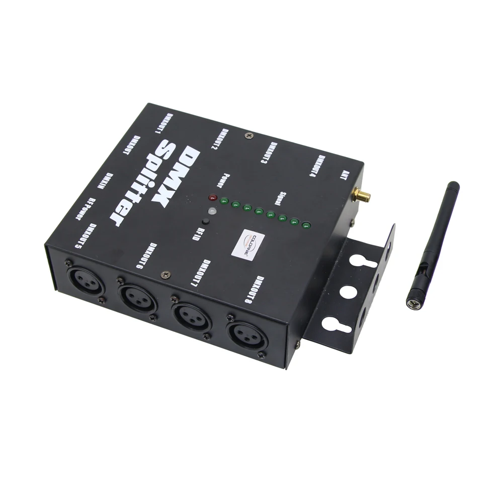 Imagem -04 - Dmx Wireless Receiver para Stage Light Way Dmx Amplificador Dmx512 Splitter