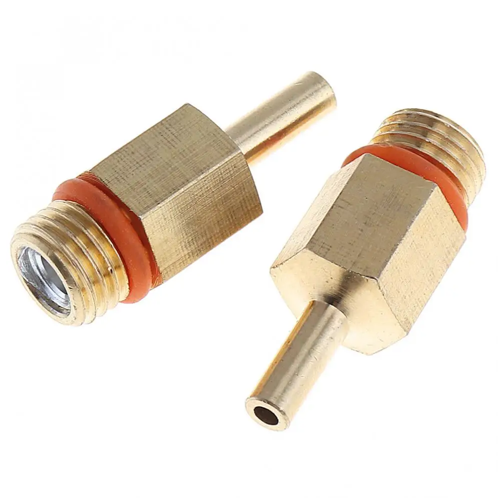 2pcs High Carbon Steel Hot-melt Glue Gun Nozzle with Length 10mm and Diameter 2mm for Home / Office / Site Accessories