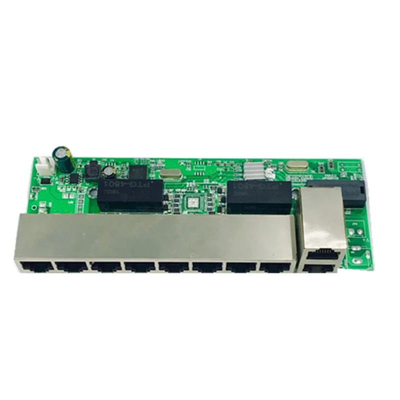 ANDDEAR-48 v 8 port gigabit unmanaged poe switch 8*100 mbps POE poort; 2*100 mbps UP Link poort; poe powered switch NVR