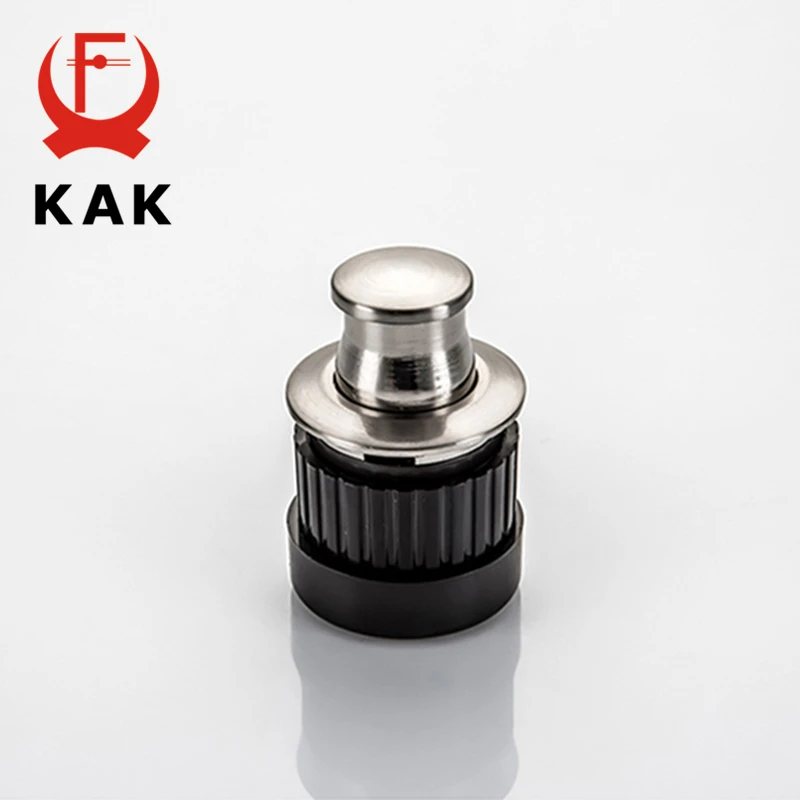 KAK Embedded Furniture Handles Knobs Telescopic Spring Shake Knobs Invisible Hidden Classical Light Pull Tatami Cabinet Handle