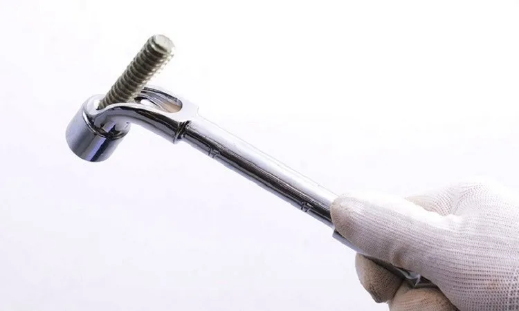 긴 볼트용 9MM 중공 소켓 렌치 육각 키 렌치 1 개, 신품