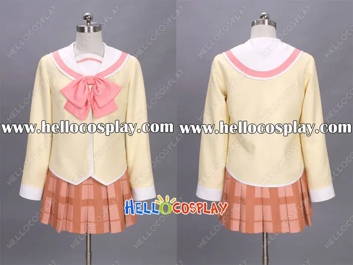 Nichijou Cosplay Yuko Aioi Costume School Girl Uniform H008