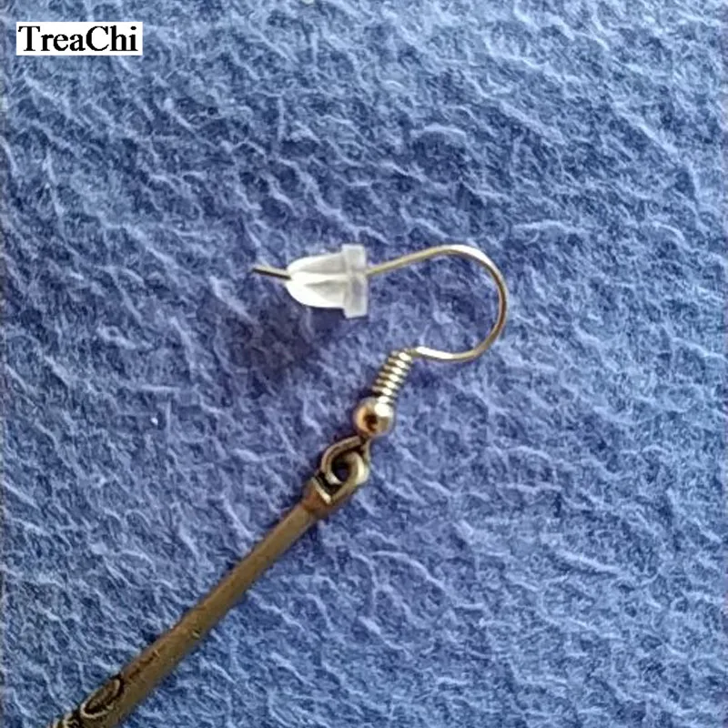 Crochets d'oreille en plastique transparent, poteau arrière en caoutchouc, bouchons de dos de boucle d'oreille, bijoux de mode, goujon, outil d'accessoires de bricolage, vente en gros, kg